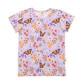 Flowers and Butterflies-T-Shirt